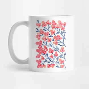 melon blue cherry blossoms Mug